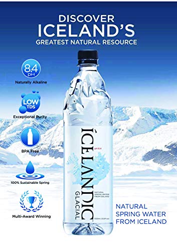 Icelandic Glacial Premium Spring Water, 12 x 1.5 Litre