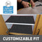 Drymate Premium Luxury Shelf & Drawer Liner, Thick Cushioned Fabric, Non-Adhesive, Absorbent, Waterproof, Slip-Resistant, Liners for Kitchen Cabinets, Cupboards (USA Made)(12”x59”)(2-Pack)(Charcoal)