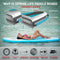 SereneLife Inflatable Stand Up Paddle Board (6 Inches Thick) with Premium SUP Accessories & Carry Bag | Wide Stance, Bottom Fin for Paddling, Surf Control, Non-Slip Deck | Youth & Adult Standing Boat