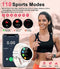 LIGE Smart Watch for Women Bluetooth Call, 2023 Newest Smartwatch with Heart Rate Sleep Monitor,100+ Sports, Message Reminder, IP68 Waterproof Sports White Leather Ladies Smart Watch for Android iOS