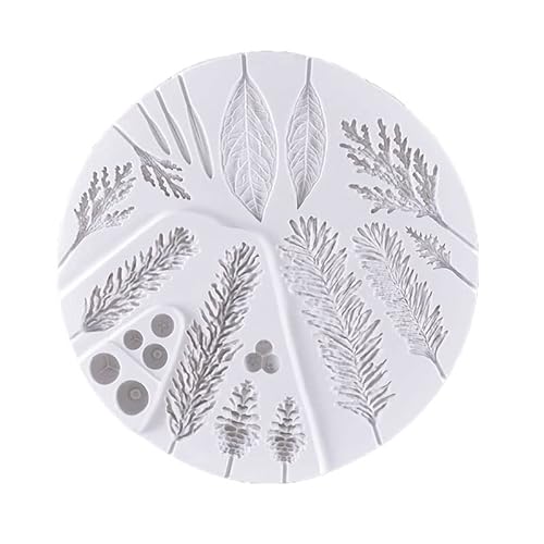 ZHUOJIE Winter Foliage Flower Pro Mould Silicone Mold Fondant Cake Decorating Tool Gumpaste Sugarcraft Chocolate Forms Bakeware Tools