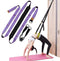 Yoga Fitness Stretching Strap - Back Bend Assist Trainer, Improve Leg Waist and Back Flexibility, Door Flexibility Stretching Strap, for Rehab, Pilates, Ballet, Cheerleading, Splits, Gymnastics (Light purple)