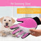 BYETOO Pet Dog Cat Grooming Glove with 261Tips,Gentle Deshedding Brush Glove,Efficient Pet Hair Remover Mitt,Massage Tool with Enhanced Five Finger Design,for Dog,Cat,Rabbit,Horse with Long/Short Fur