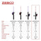 Zebco Dock Demon Spinning Reel and Fishing Rod Combo, 30-inch 1-Piece Fiberglass Fishing Pole, EVA Rod Handle, Size 10 Reel, Powertrain Drag, Pre-Spooled with 6-Pound Zebco Line, Red