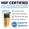 ZeroWater ZJ-004S, Refillable Filtered Water Cooler Jug, 5 Gallon Capacity, NSF Certified to Reduce Lead, Other Heavy Metals and PFOA/PFOS