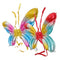 Abaodam 6 Pcs Symphony Angel Wings Flower Girls Wings Butterfly Balloon Dancing Party Butterfly Wing Inflatable Butterfly Wings Fairy Cosplay Wing Cute Aluminum Foil Child Pigeon