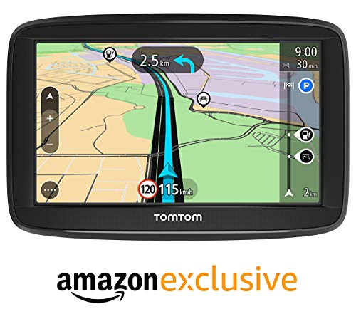 TomTom Car Sat Nav Start 52 Lite, 5 Inch with EU Maps, Integrated Reversible Mount [Amazon Exclusive] Black