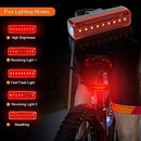 Rechargeable T6 LED Bicycle Bike Lights USB Front Rear Headlight Tail Light Set