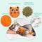 Catnip Toys, [8 PCS] Soft Plush Cat Nip Chew Toy for Indoor Cats, Interactive Kitten Pillow Kitty Teething Toy