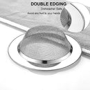 2 PCS Kitchen Sink Strainer Stainless Steel, kitchen Sink Drain Strainer，Sink Strainers with Large Wide Rim 4.5" Diameter for Kitchen Sinks