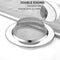 2 PCS Kitchen Sink Strainer Stainless Steel, kitchen Sink Drain Strainer，Sink Strainers with Large Wide Rim 4.5" Diameter for Kitchen Sinks