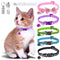 Simpeak Cat Collar with Bell, Adjustable Reflective Kitten Collar with Bow Tie, Anti Strangulation Puppy Collar with Bell and 2 Anti-Lost Tag Pendant (5P)