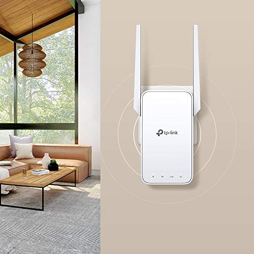 TP-Link AC1200 Mesh Wi-Fi Range Extender, Dual band Broadband/Wi-Fi Extender, Wi-Fi Booster/Hotspot with 1 Ethernet Port, Plug and Play, Smart signal indicator, Build-in AP mode, UK Plug, White(RE315)