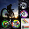 ZDY 72 Pcs Bike Spoke Reflector Cycling Wheel Rim Reflective Clip Bicycle Cycle Wheel Spoke Reflectors Clip Tube for Kids Adult Bike 6 Colours