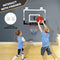 SOEVIEE Large Basketball Hoop for Kids & Adult Indoor Basketball Hoops on Door & Wall 23 X 16 Inch Board with 3 Balls & 2 Nylon Nets Over The Door Basketball Hoops Perfect Family Game Gifts