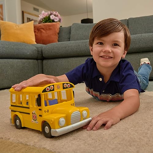 Cocomelon Musical Yellow School Bus Toy