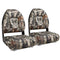 NORTHCAPTAIN High Back Folding Fishing Boat Seat,Stainless Steel Screws Included,Camo,2 Seats