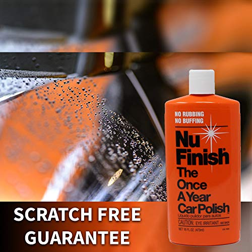 Nu Finish Car Polish, NF-76 Liquid Polish for Cars, Trucks, 16 Fl Oz Each