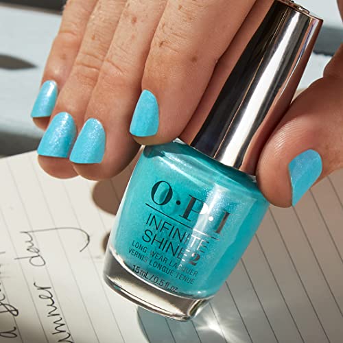 OPI Infinite Shine, Sky True to Yourself, Blue Long-Lasting Nail Polish, Summer '22 Power of Hue Collection