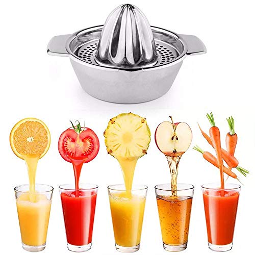 Hand Press Fruit Juicer Stainless Steel Manual Lemon Orange Squeezer Kitchen Gadgets