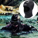 ZCCO1 Scuba Diving Hood 3mm Neoprene Wetsuit Hood Durable Stretchable Diving Cap Wetsuit, Dive Hood Surfing Thermal Hood for Surfing Snorkeling Kayaking Sailing Canoeing Water Sports(3mm, L)
