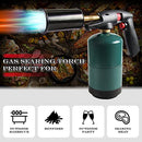 DOMINOX Propane Torch Butane Grill Cooking Sous Vide Charcoal Fire Starter Flame Torch Lighter Kitchen Culinary Torch Gun for Creme Brulee Campfire BBQ Searing Camping (Propane Not Included)