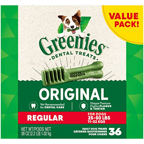 Greenies Original Flavour Dental Treat for Regular Breed Dogs, 1 kg