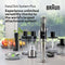 Braun Household MultiQuick 9 Hand blender, Mixer, XL Food Processor, Active PowerDrive Technology, 1200W, MQ9187XLI, Black