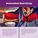 Cabeau Evolution S3 Travel Pillow - Straps to Airplane Seat - Ensures Your Head Won't Fall Forward - Relax with Plush Memory Foam - Quick-Dry Fabric Keeps You Cool and Dry Steel