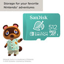 SanDisk 512GB microSDXC Card for Nintendo Switch Consoles up to 100 MB/s UHS-I Class 10 U3