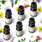 Floral Essential Oil Set, Pure and Natural Essential Oils, Rose, Cherry Blossom, Lavender, Gardenia, Ylang Ylang, Chamomile, Essential Oils for Aromatherapy Diffuser, Massage, Candle Making, 6x10ML