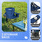 KingCamp Oversized Camping Chair Folding Chair Lawn Chairs Heavy Duty 300lbs Camp Chair Full Padded High Back Portable Chair with Cooler Bag, Cup Holder, Side Pocket for Outdoor Fishing Picnic Sports