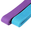 H&S Yoga Straps for Pilates & Gym Workouts - 1.85 and 2.45m Adjustable Strap for Yoga Stretching & Exercise - Extra Long Cotton Belts for Gymnastics Equipment for Home