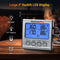 ThermoPro TP17 Digital Meat Thermometer with Dual Temperature Probe Large Backlight LCD Food Thermometer with Timer for Kitchen Oven BBQ Cooking Thermometer