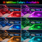 10 in 1 Car Interior Light Kit, Ambient Lighting Kits with 315 inches Fiber Optic, APP Control, Car Accessories Multicolor RGB Neon Car LED Strip Lights with Music Sync Mode and DIY Mode