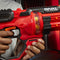 NERF E6638UF1 Rival Roundhouse XX-1500 Red Blaster - Clear Rotating Chamber Loads Rounds into Barrel - 5 Integrated Magazines, 15 Nerf Rival Rounds