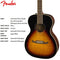 Fender FA-235E Concert Acoustic Guitar, with 2-Year Warranty, 3-Color Sunburst