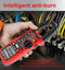 AUTENS AC/DC Digital Clamp Meter 6000 Counts True RMS Auto Range NCV AC DC Current Voltage Resistance Capacitance Frequency Diode Temperature Measure Tester, Backlight LCD Display Flashlight