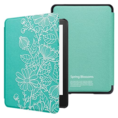 WALNEW Case Cover for 6.8” Kindle Paperwhite 11th Generation 2021- Premium Lightweight PU Leather Book Cover with Auto Wake/Sleep for Amazon Kindle Paperwhite 2021 Signature Edition E-Reader