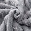 330GSM Fleece Blanket Super Soft Cozy Throw Blanket，Warm Lightweight Plush Fuzzy Cozy Soft Blankets and Throws for Sofa, Chair, Couch, Camping, Travel (Grey 150X200cm)