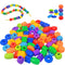 KUTOI Plastic Lacing Beads for Toddlers with Fun Shapes, Long String, and Brilliant Colors for Early Learning and Educational Fun, Montessori Toys for Preschool Boys and Girls, 3+