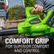 Greenworks 40V (185 MPH / 340 CFM / 75+ Compatible Tools) Cordless Brushless Leaf Blower/Vacuum, Tool Only