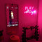 Play All Day Neon Signs for Wall Decor Pink Led Light Sign for Birthday Party Bedroom Game Room Christmas Gifts, Gamer Neon Sign Wall Art (Play All Day (Pink))
