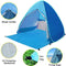 Sumelay Pop Up Beach Tent Shade Sun Shelter UPF 50+ Canopy Cabana 2-3 Person for Adults Baby Kids Outdoor Activities Camping Fishing Hiking Picnic Touring, Blue