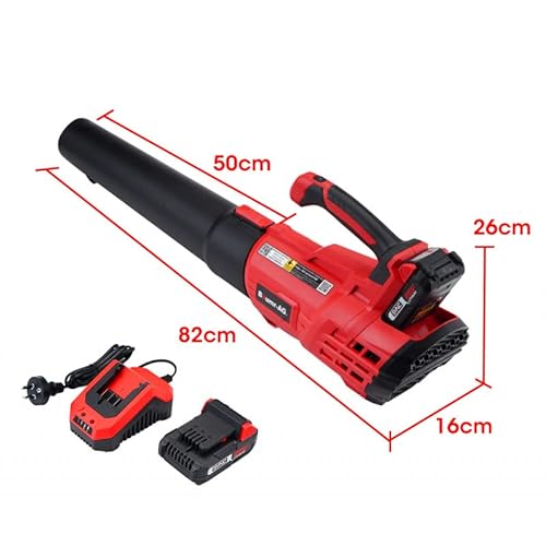 Baumr-AG 20V Cordless Leaf Blower 20V 2.0Ah Lithium-ion Battery w/Charger Kit with 5-Speed Blowing Capacity and Lightweight One-Hand Operation, BL3