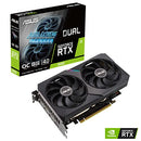 ASUS Dual NVIDIA GeForce RTX 3050 OC Edition Gaming Graphics Card - PCIe 4.0, 8GB GDDR6 Memory, HDMI 2.1, DisplayPort 1.4a, 2-Slot Design, Axial-tech Fan Design, 0dB Technology, Steel Bracket