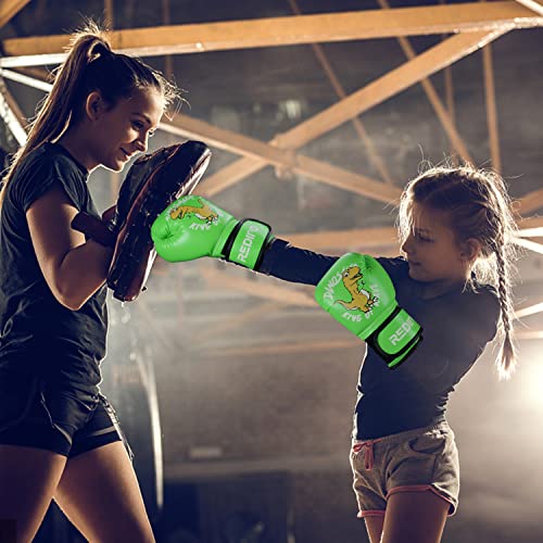 Redipo Kids Boxing Gloves for Boys and Girls, Youth Boxing Training Gloves for Kids 3-15, 4&6OZ Punching Bag Kickboxing Thai Mitts MMA Training Sparring Gloves