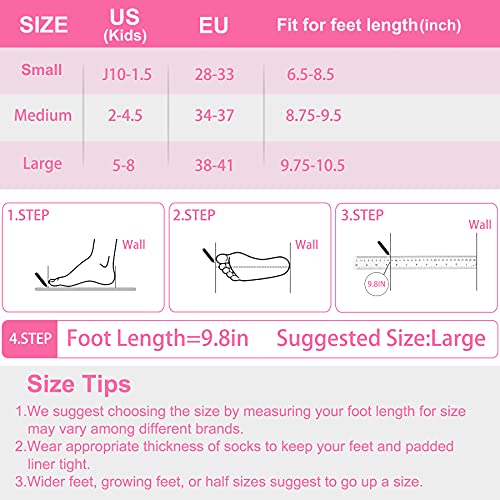 Inline Skates with Full Light Up Wheels, 4 Sizes Adjustable Roller Blades for Girls and Boys, Illuminating Beginner Rollerblades