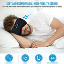 MUSICOZY Sleep Headphones Bluetooth 5.2 Headband Sleeping Headphones Eye Mask for Women Men Unisex, Wireless Music Mask Built-in Speakers Microphone Adjustable Strap for Side Sleepers Travel Office