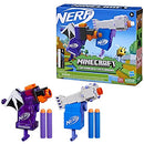 Nerf MicroShots Minecraft Ender Dragon and Elder Guardian Mini Blaster 2-Pack, 4 Nerf Elite Darts, Pull to Prime Handle, Amazon Exclusive